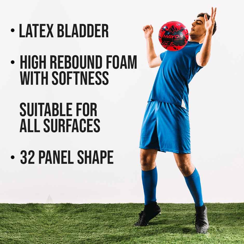 Mayor Shooter Football (Size-5, Red)