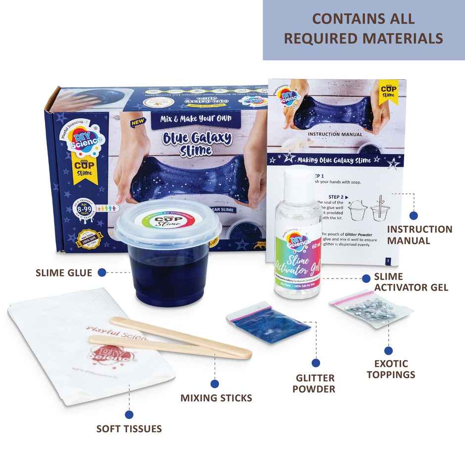 DIY Science Blue Galaxy Slime Kit