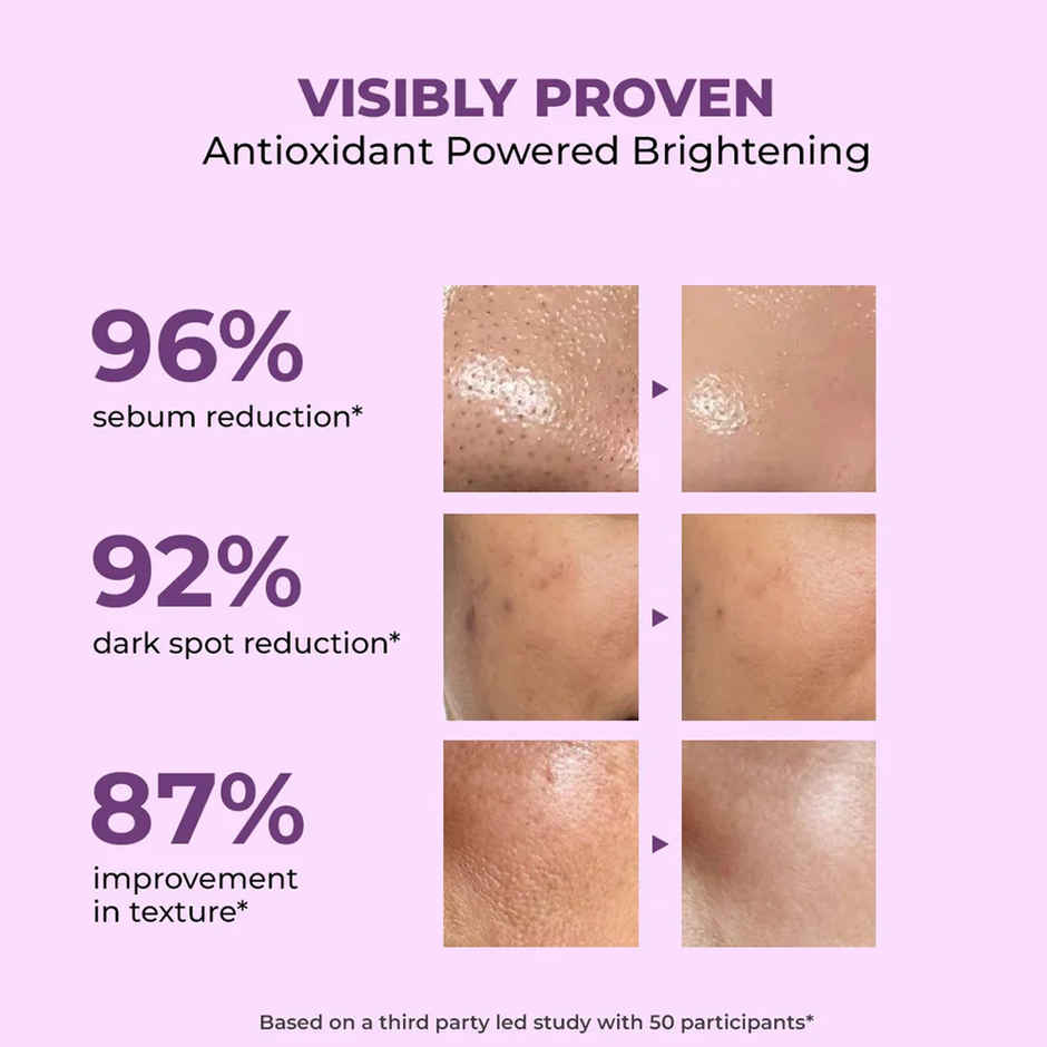 Conscious Chemist Pore Refining Brightening Face Wash With Niacinamide, Blueberry Extracts