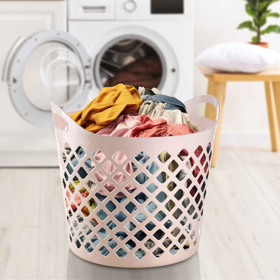 Joyo Diamond Laundry Basket | Royal Light Brown