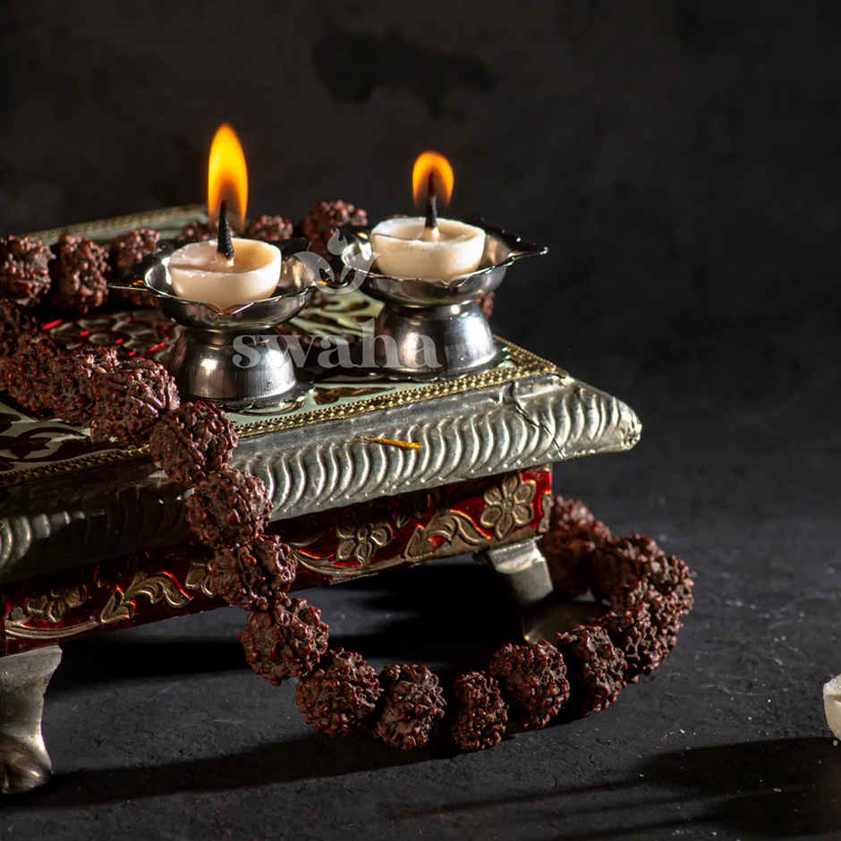 Vanaspati Ghee Easy Diya | White | Traditional | Vanaspati Ghee | Pack of 30 | Diya-Pooja | Swaha