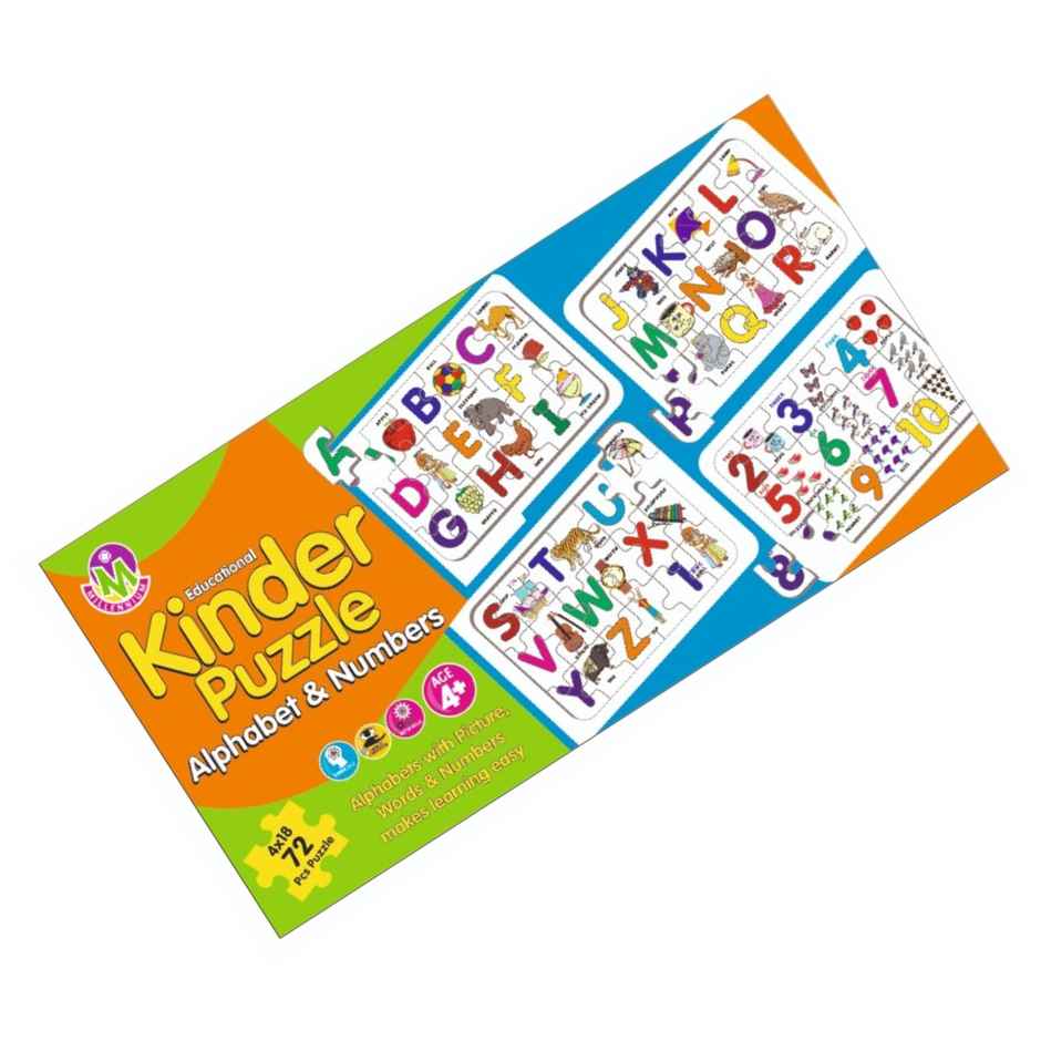 Millennium Puzzle Set Kinder Alphabet & Numbers Me-188
