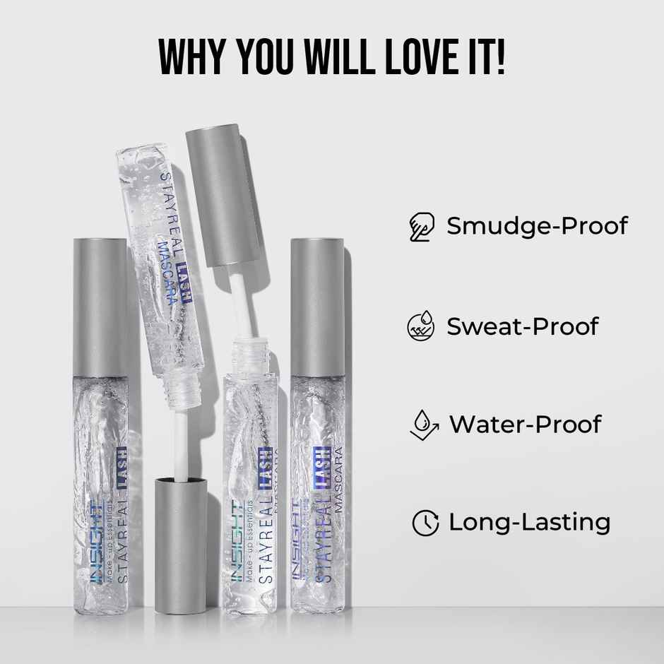 Insight Cosmetics Stay Real Lash Mascara - Transparent