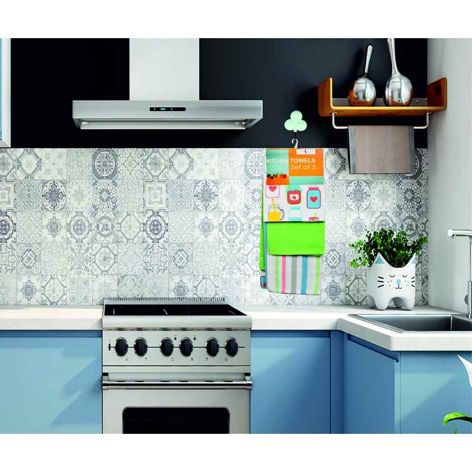 Leosoft Kitchen Towel 40 Cm x 60 Cm Green Multi