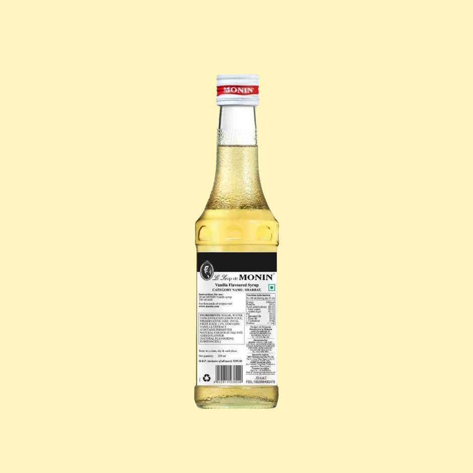 Monin French Vanilla Syrup For Coffee,Shakes And Mocktails