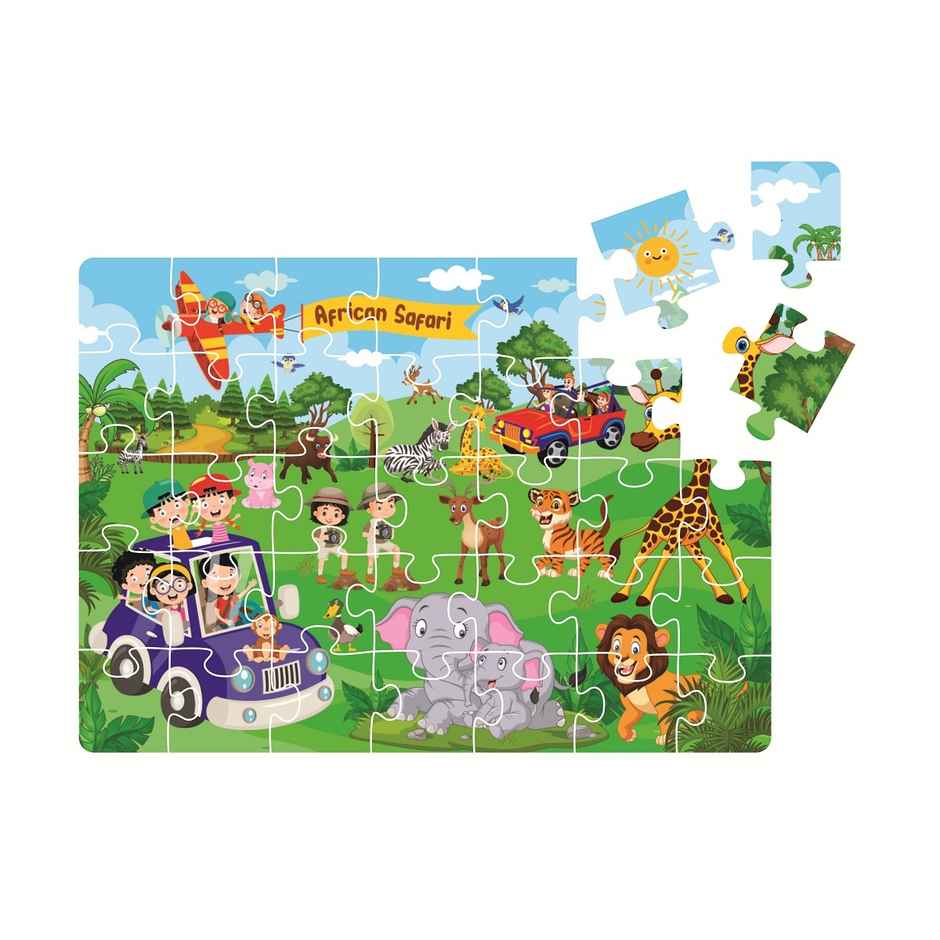 Ratna's 4In1 Safari World Puzzle