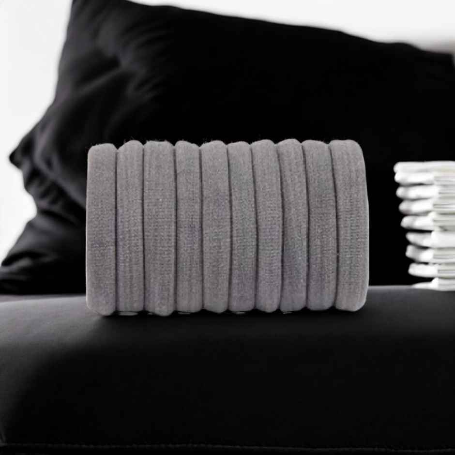 Pichai Rubber Hair Ties Grey | Durable & Stretchable
