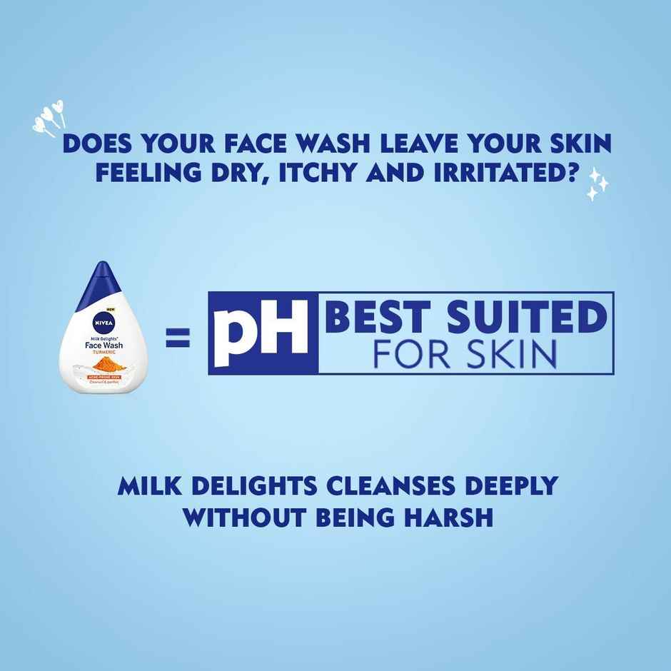 Nivea Milk Delight Turmeric Acne-Prone Skin Face Wash