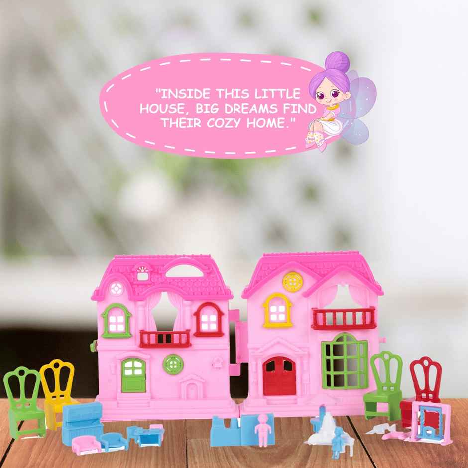 Toytales Little Doll House Set - Assorted|For Kids|For Girls|Gift For Girls | Birthday Gift