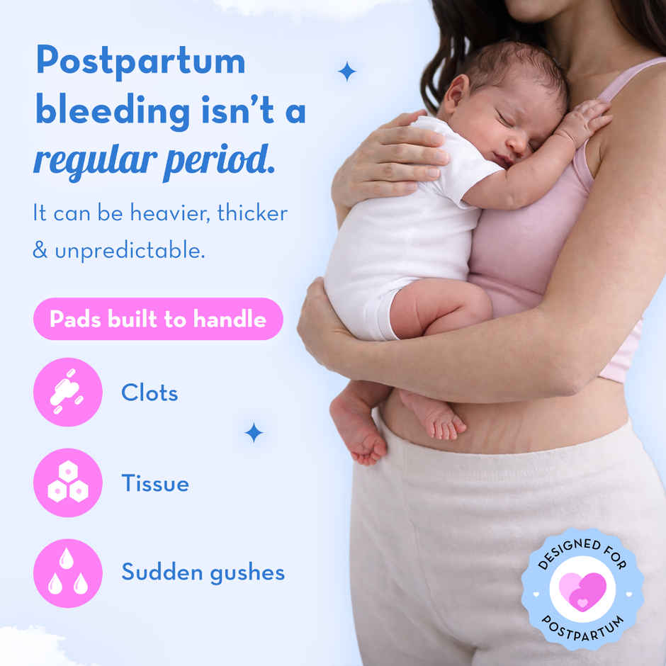 Plush Super Soft Maternity Pads 3XL | Postpartum Bleeding