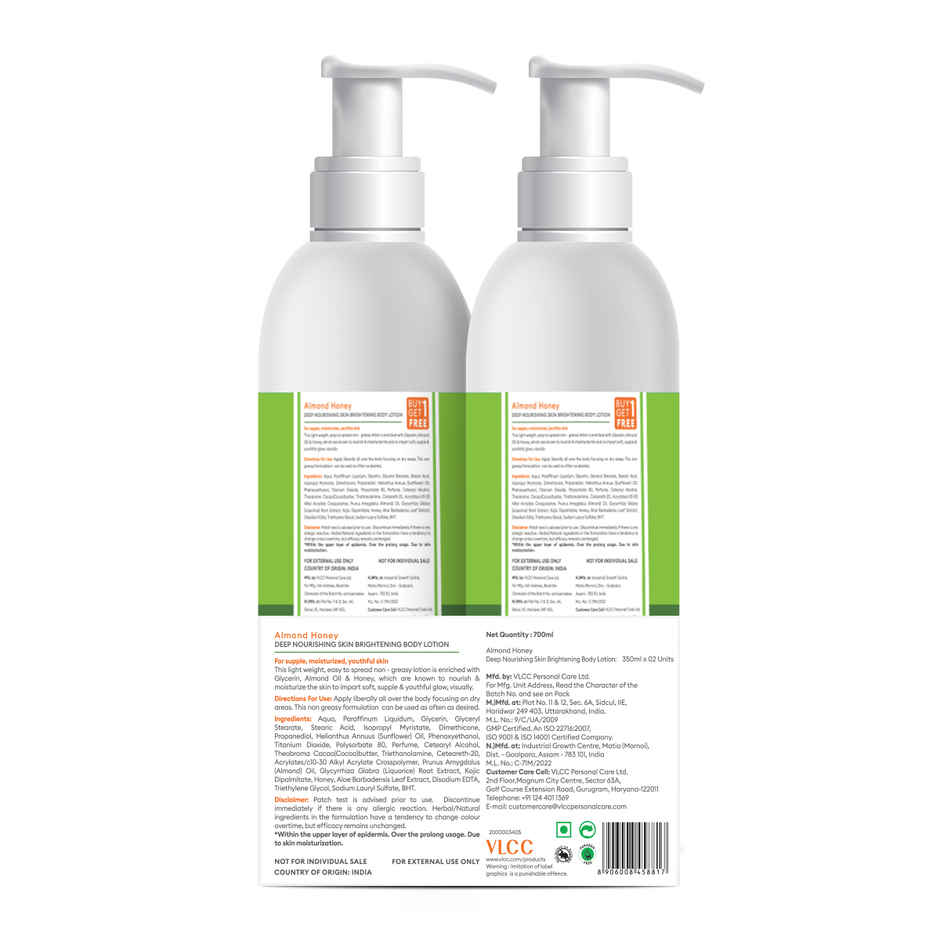 Vlcc Almond Honey Deep Nourishing & Skin Brightening Body Lotion