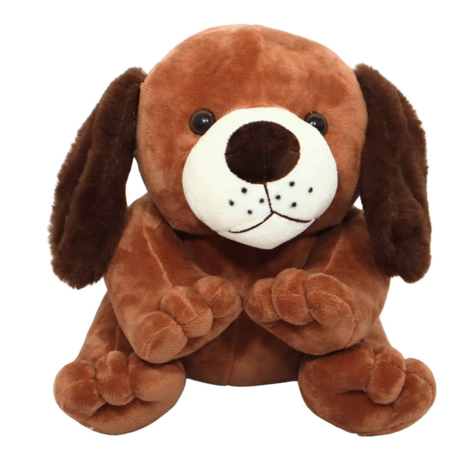 Toytales Soft Toy Dog Puppy Brown |Stuffed Animal Plushie