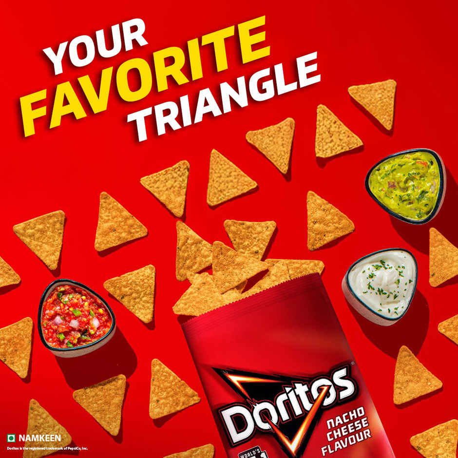Doritos Nacho Cheese Flavoured Corn Chips Combo   