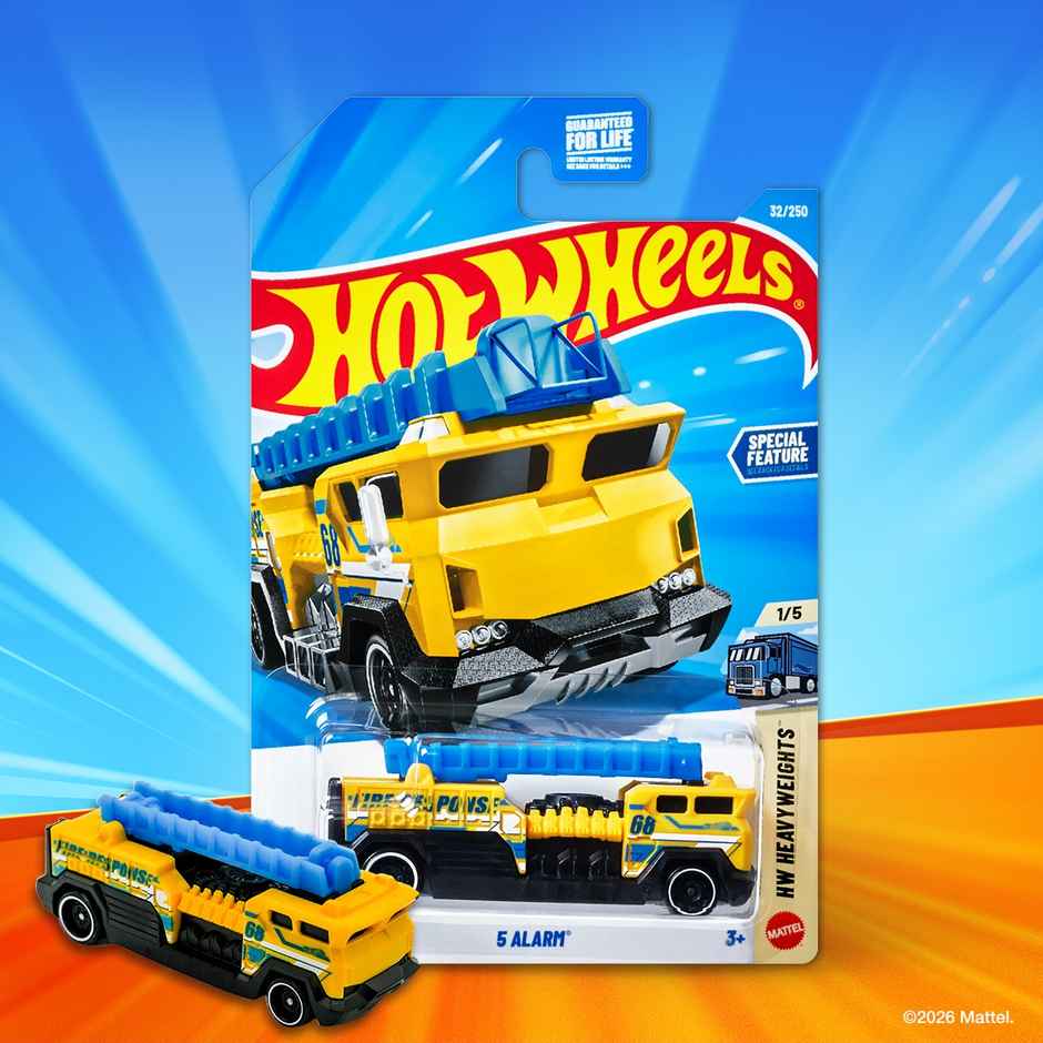 Hot Wheels HW 5 Alarm Toy Car | Worldwide Basic Series | For Kids & Collectors