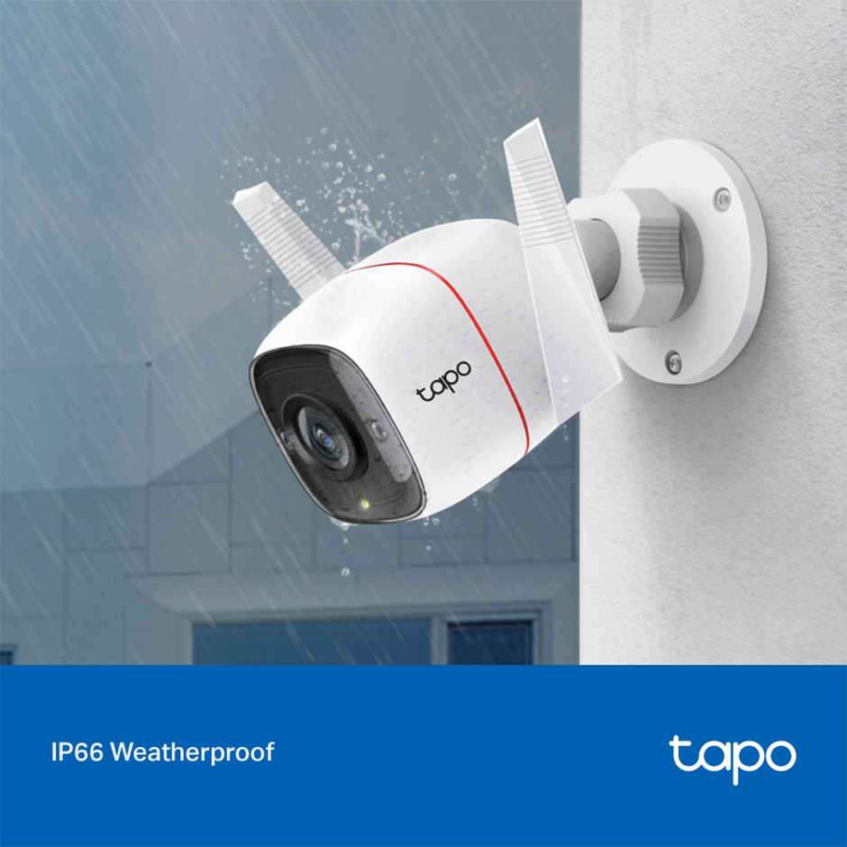 TP-Link Tapo C310 Outdoor Security Wi-Fi Smart Camera, Night Vision, 2-Way Audio