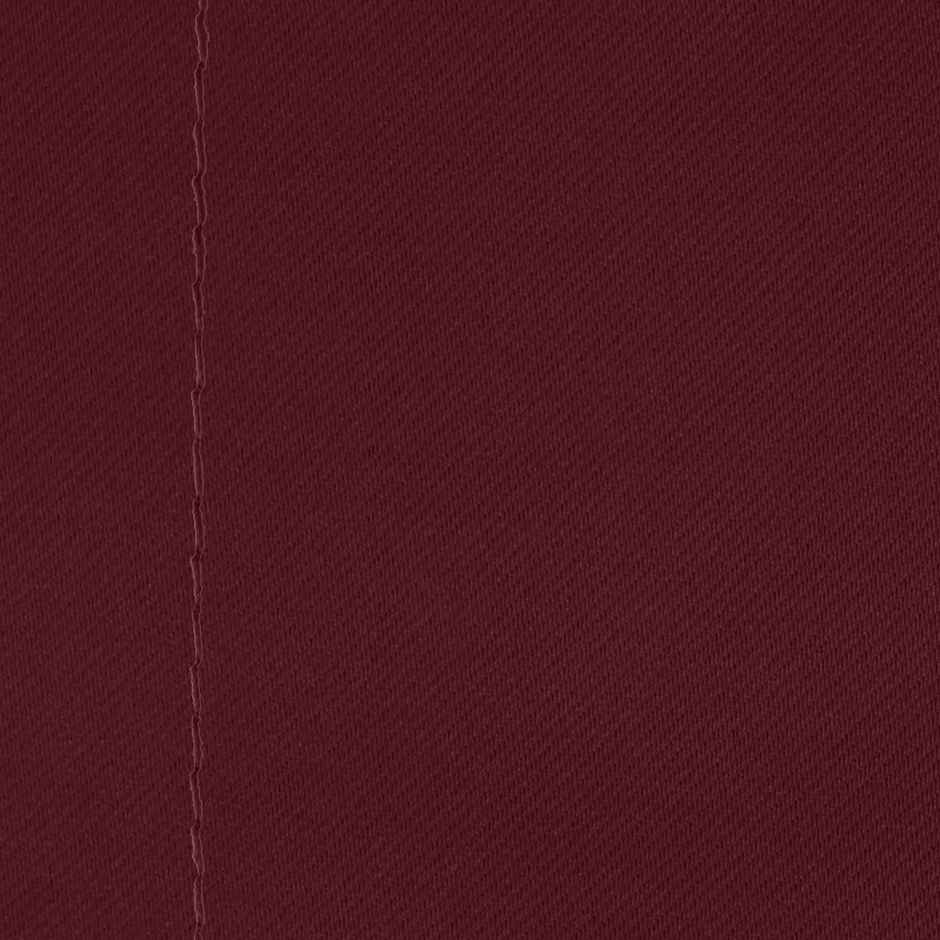 Story@Home 300 GSM 7 feet Faux Silk Blackout 1 U Door Curtain | Maroon