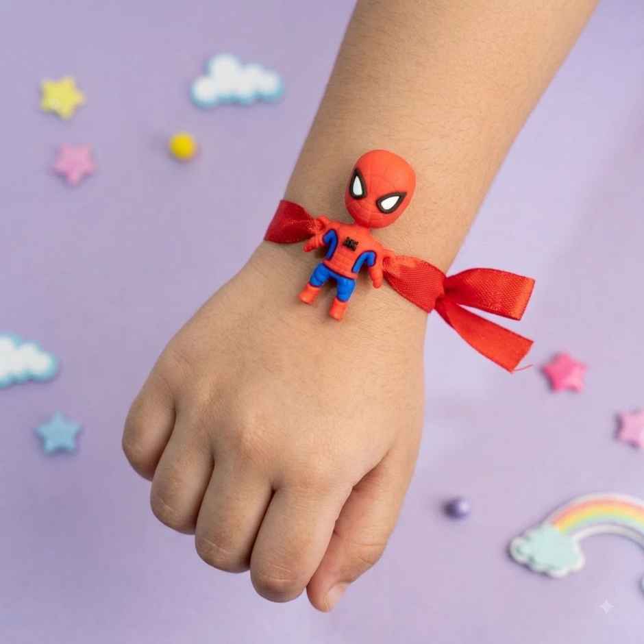 Cute Spider Man Playful Rakhi for Kids | Pack of 1 | Bandhan