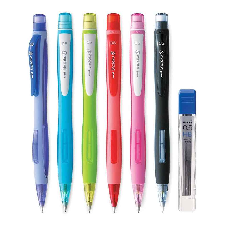 Uniball Shalaku M5-228 0.5 mm Mechanical Pencil, Multicolour Body