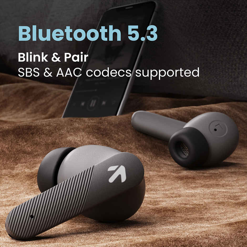 GOBOULT Airbass Z35 w/ Zen Enc Mic | 32H Playtime | 5.3 Bluetooth| Graphite Black