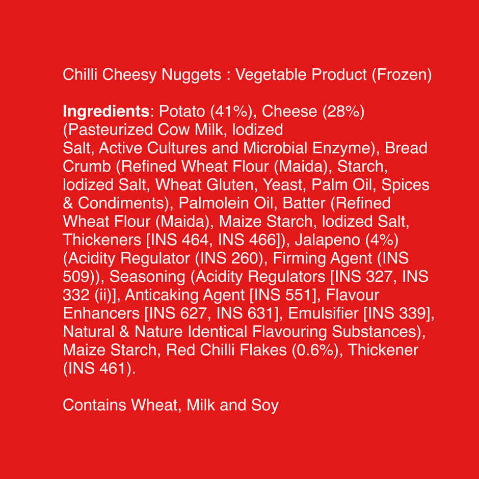 McCain Chilli Cheesy Nuggets | Frozen Ready To Cook