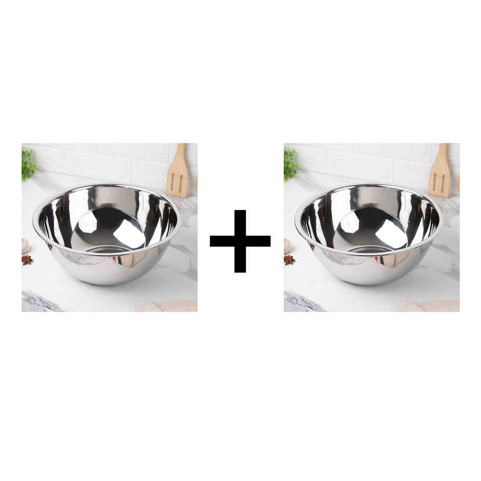 Jensons Stainless Steel Deep Mixing Bowl 20 cm Combo