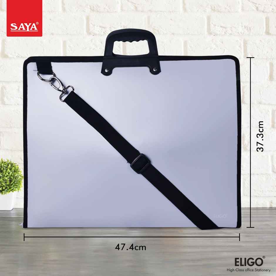 Saya A3 Portfolio Case - Water-Resistant Art Folder with Carrying Strap | Assorted