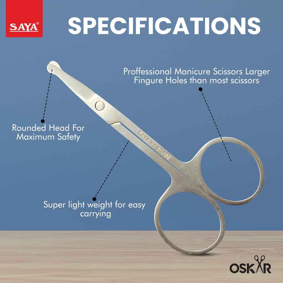 Saya Personal Care Scissors - Precision Scissors for Grooming and Everyday Use