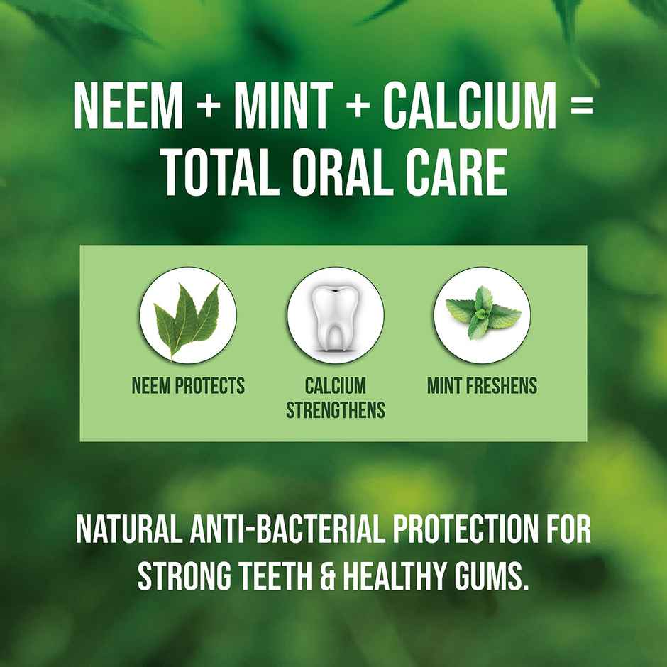 Neem Active Toothpaste | 100% Vegetarian | Enriched With The Power of Neem And Calcium