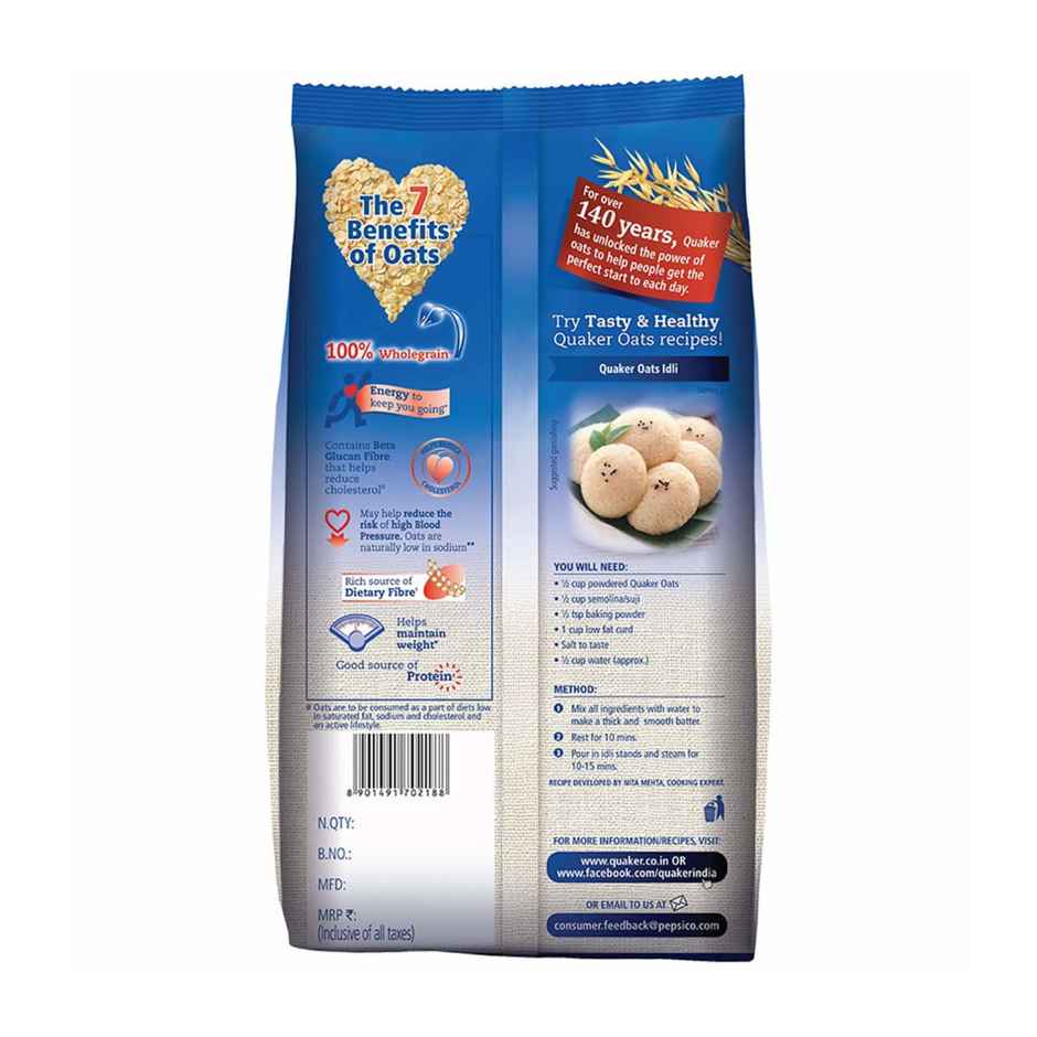 Quaker Rolled Instant Oats | High Protein Breakfast Cereal