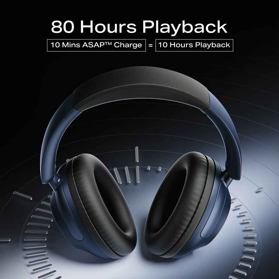 boAt Rockerz 650 Pro Bt Headphones W/ Dolby Audio | 80H Playtime | Starry Night