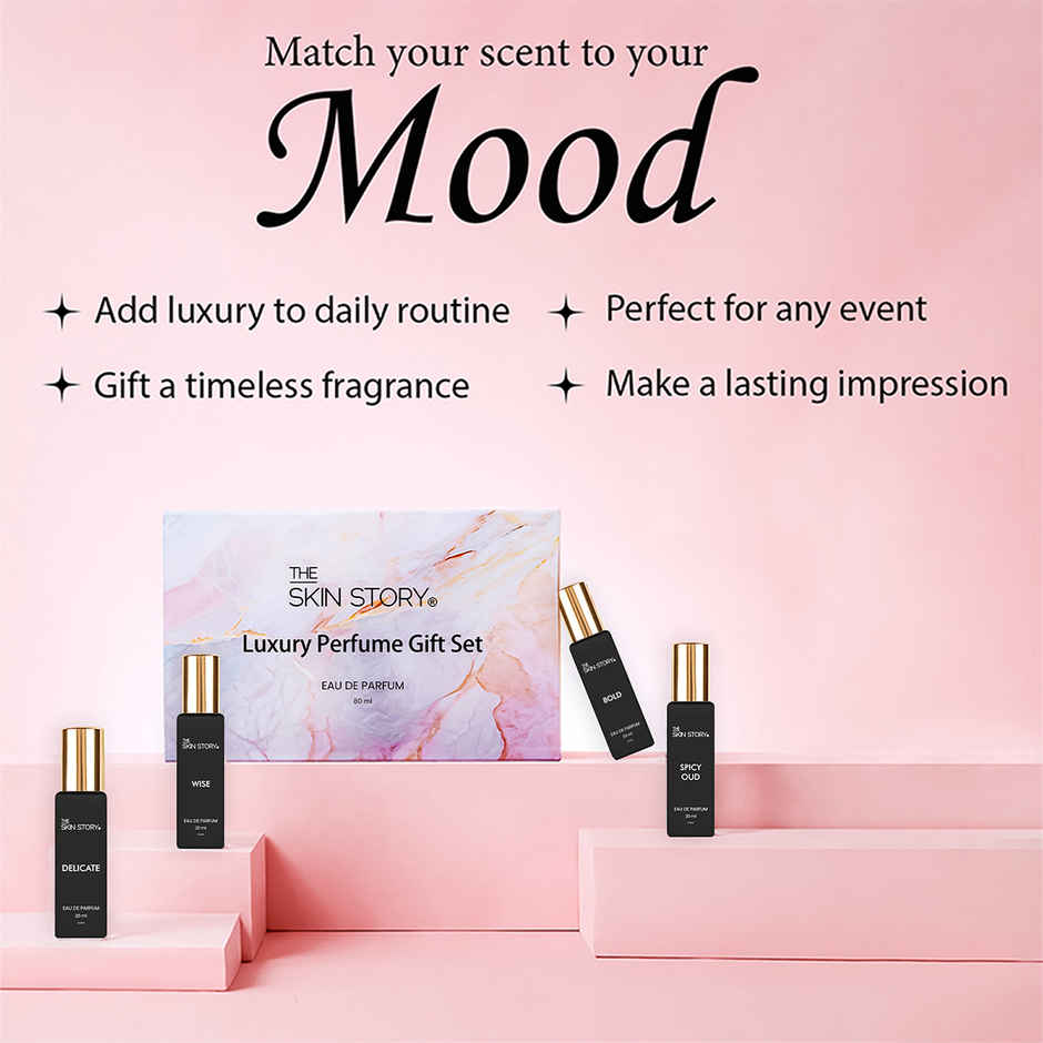 The Skin Story Luxury Perfume Gift Set For Women With Long Lasting Fragrance Edp