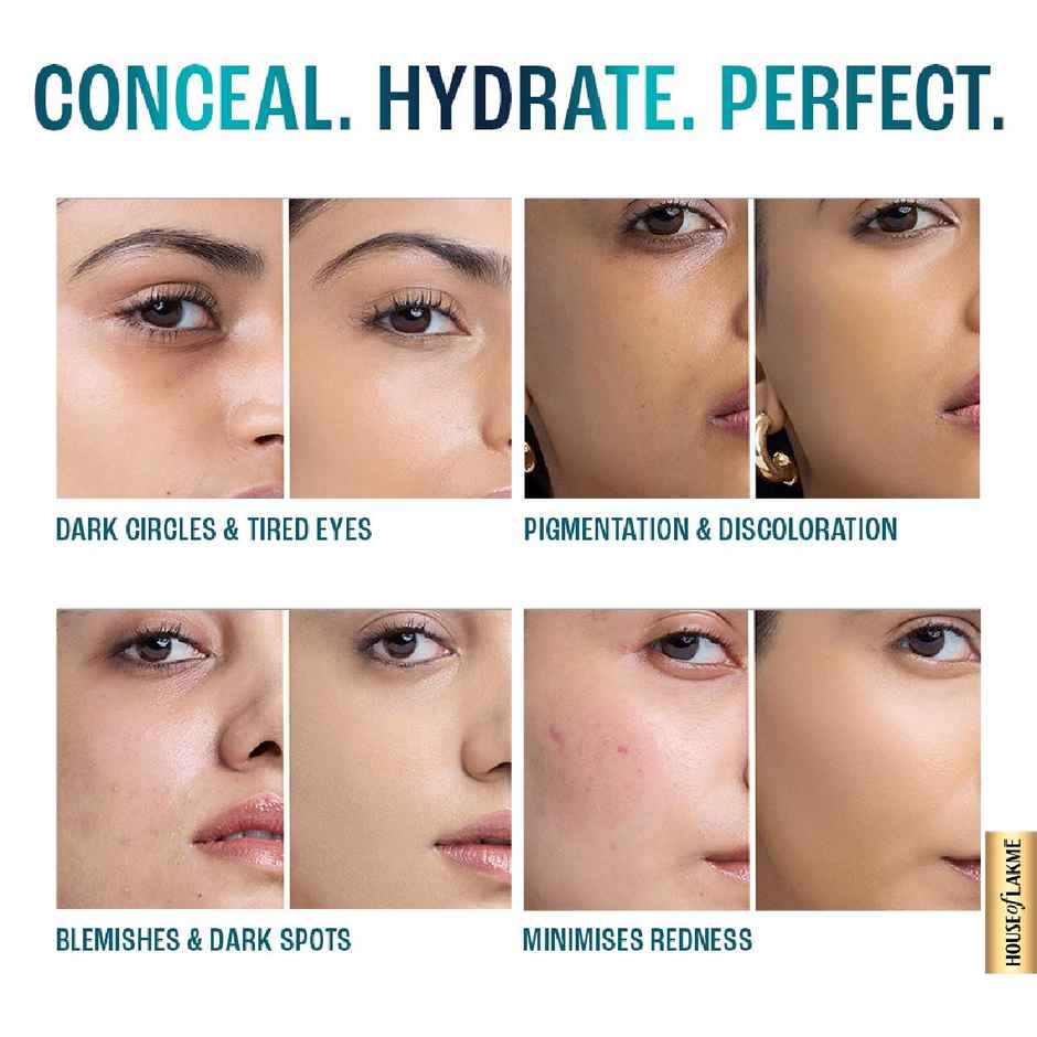 Lakme 9to5 Hya Matte Liquid Concealer | Nude