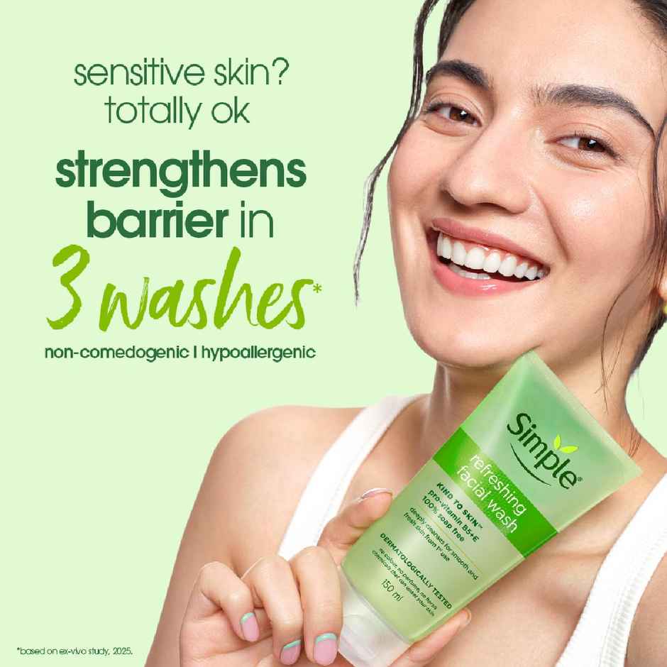 Simple Kind To Skin Refreshing Facial Wash