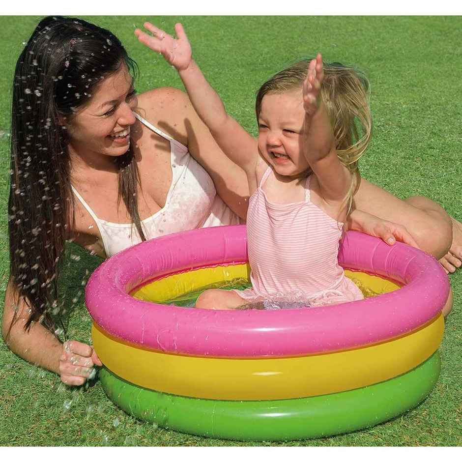 Hamleys Intex Baby Pool 2 Feet Water Play for Kids 12M+, Multicolour