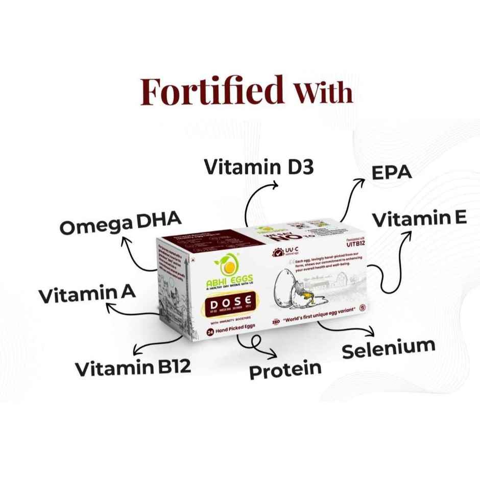 Abhi Eggs Dose With Immunity Boosters