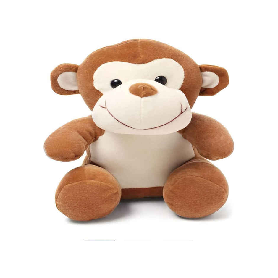 Babique Monkey Plush Soft Toy Cute Kids Animal Home Decor Boys/Girls/Baby (28 cm)
