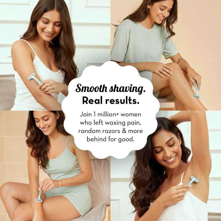 Plush Disposable 4-Blade Body Razor For Women