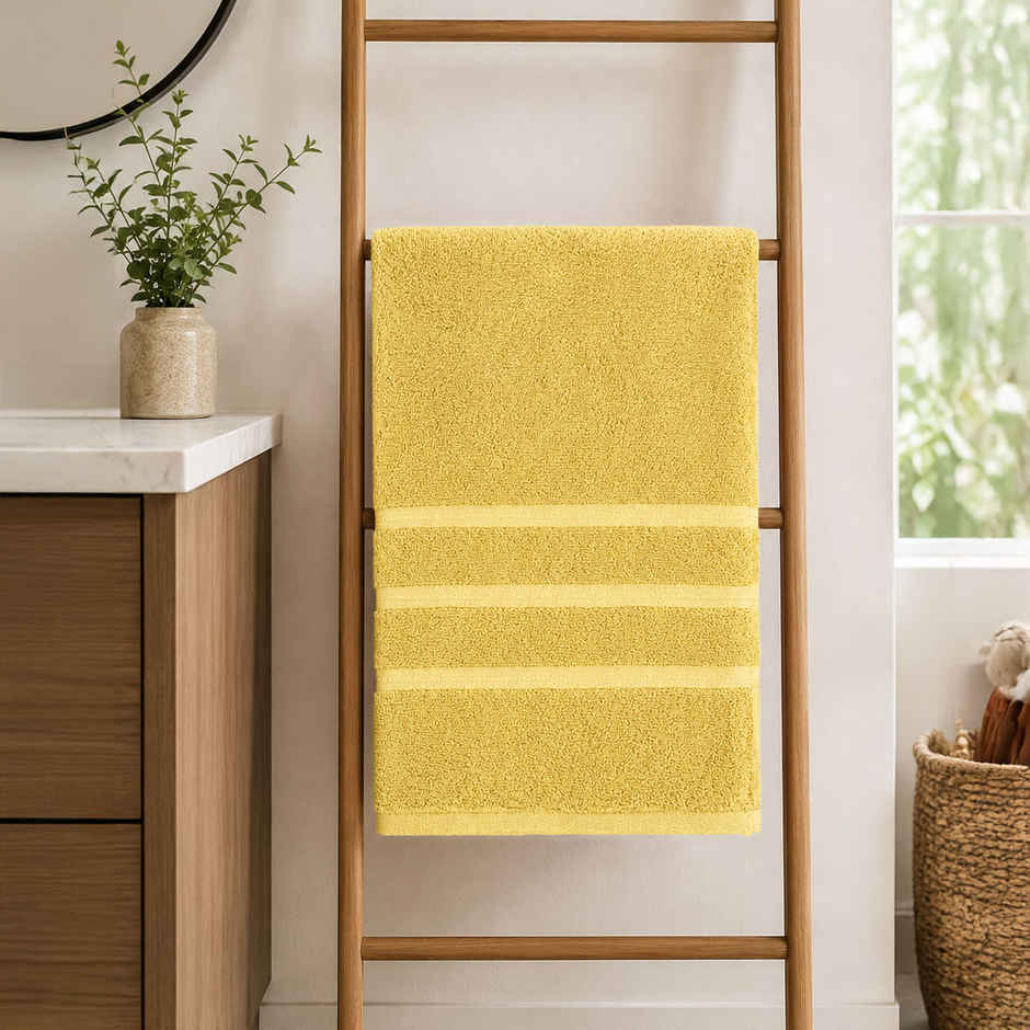 Home Elegance Day to Day Bath Towel | 28 in x 55 in | Yellow