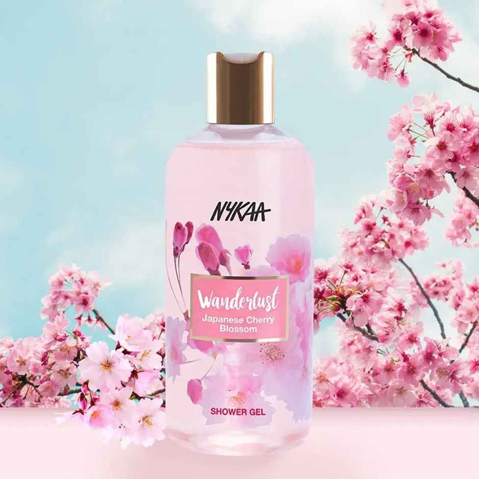 Nykaa Wanderlust Japanese Cherry Blossom Shower Gel