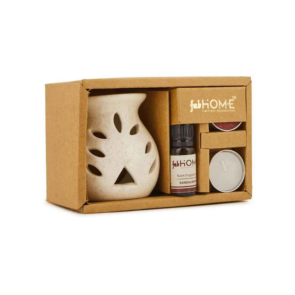 Fabindia Ceramic Glazed Diffuser Gift Set