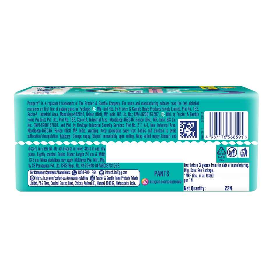 Pampers All Round Protection Baby Diapers | Pant Style | 3XL | 22 pcs