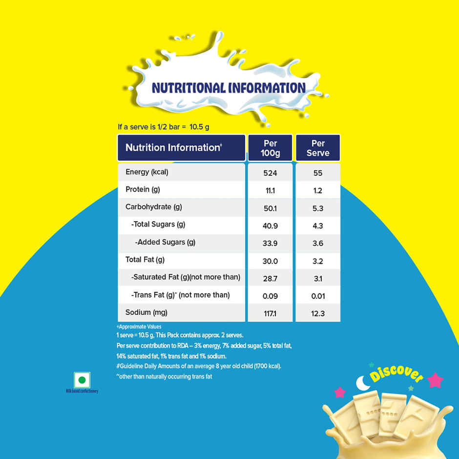 Nestle Milkybar, Yummy Creamy Treat, Made with Milk