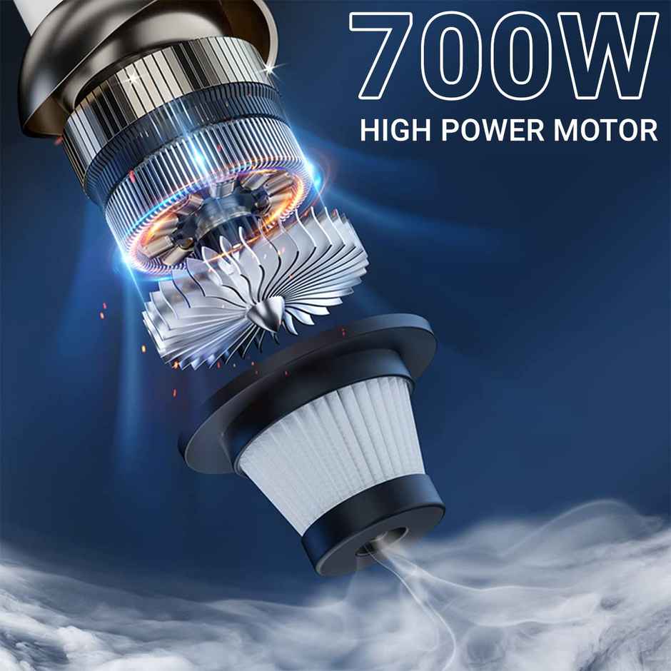 INALSA Vacuum Cleaner Ozoy Plus,700W Motor&14Kpa Suction,Hepa, 2-In-1 Handheld&Stick Vacuum Cleaner