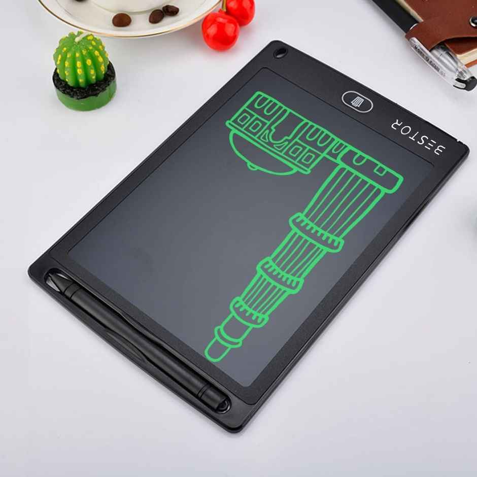 Bestor LCD Writing Tablet Kids Toys - 8.5 Inch Learning Drawing Board Toys for 3 4 5 6 7 8 Year Old Boys Girls Birthday Gifts, Toddler Educational Pad, Notepad/E-Writer - Black