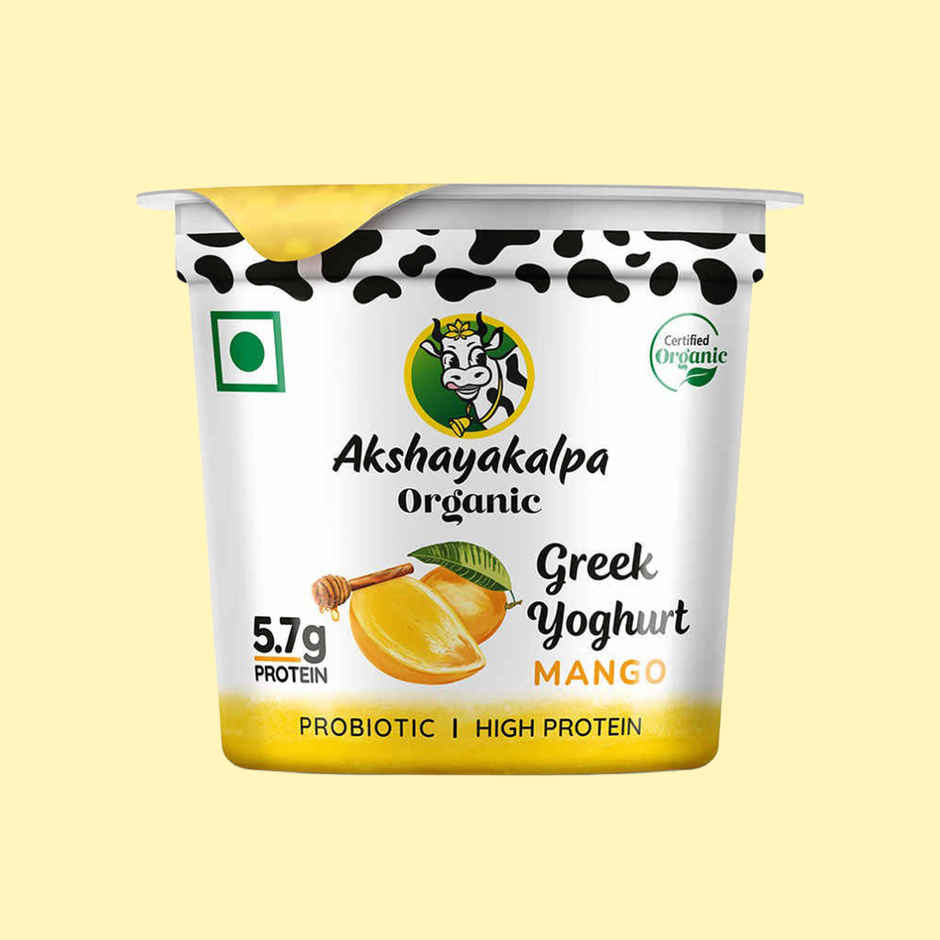 Akshayakalpa Organic Greek Yogurt - Mango