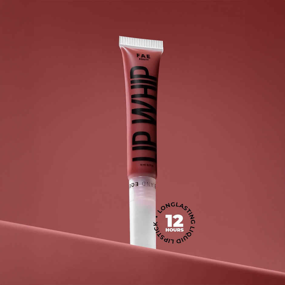 Fae Beauty Lip Whip 12H Matte Liquid Lipstick Enriched With Vitamin E And Cherry Coffee - Screw