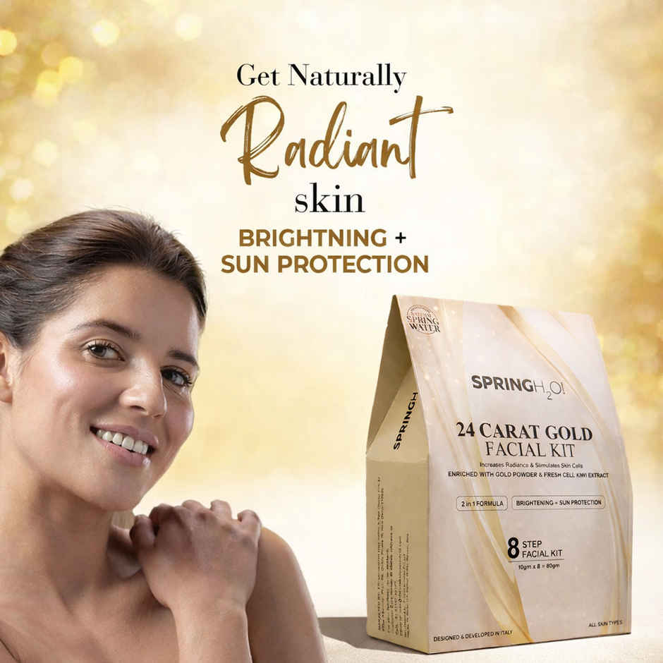 Spring H2O 24 Carat Gold Facial Kit With Magic Glow Skin