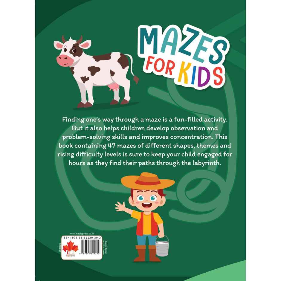 Activity Book For Kids - Mazes | Early Learning For Toddlers | Nursery | Pre-School