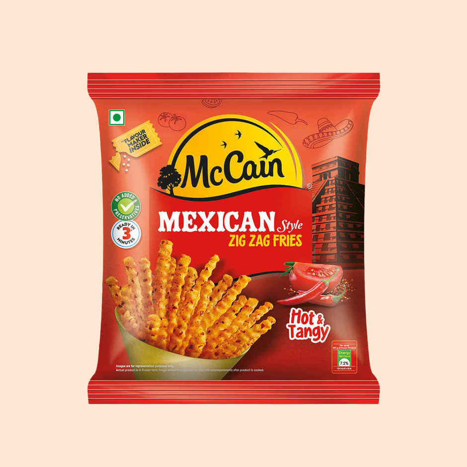 McCain Mexican Hot &Tangy Zig Zag Fries