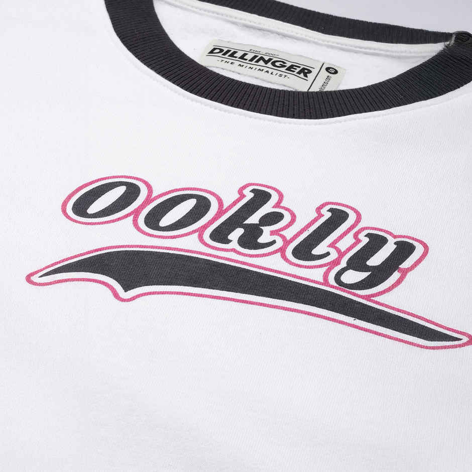 Dillinger Women's Sweatshirt | Dlwmnswt036 | White - S